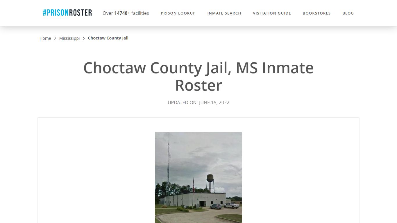 Choctaw County Jail, MS Inmate Roster